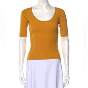 Reformation scoop neck short sleeve top size S